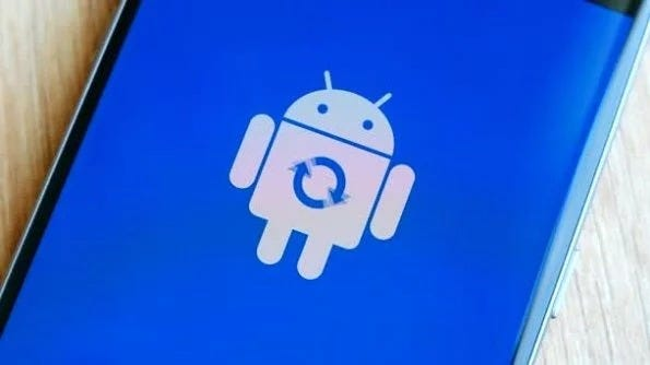 Android yazılım güncelleme ekranı
